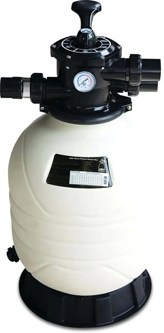Flotide Filtr piaskowy HDPE 50 mm / 1 1/2" KW metryczny/calowy 2,8bar biały typ MFV17 - Zdjęcie 1