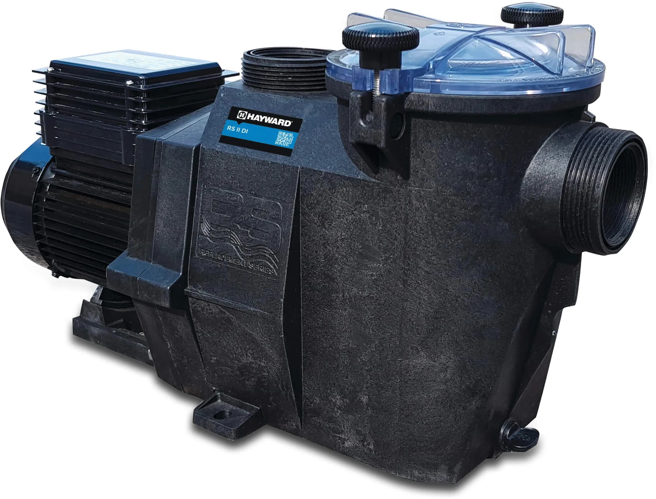 Hayward Pompa basenowa PP GF 50 mm KW 4,15A 230VAC czarny typ RS II 30111 1KM - Zdjęcie 1