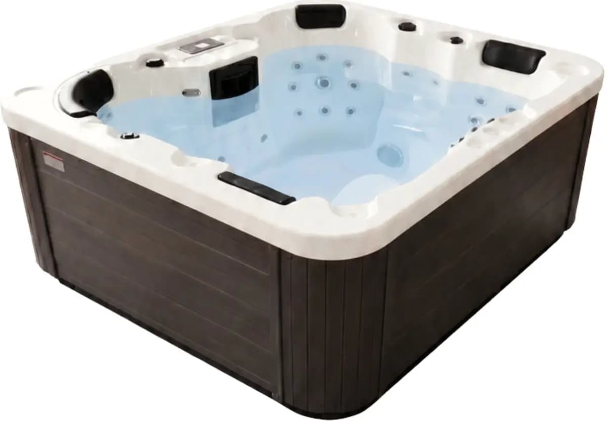 Wanna SPA z hydromasażem Aquajoy Santorini (220х220х95 cm), opal ciemny - Zdjęcie 1