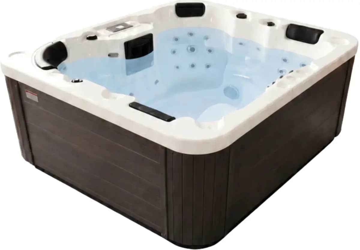 Wanna SPA z hydromasażem Aquajoy Santorini (220х220х95 cm), opal ciemny - Zdjęcie 2