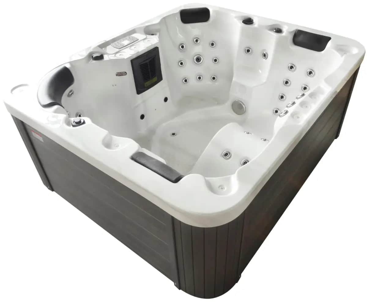 Wanna SPA z hydromasażem Aquajoy Santorini (220х220х95 cm), opal ciemny - Zdjęcie 4