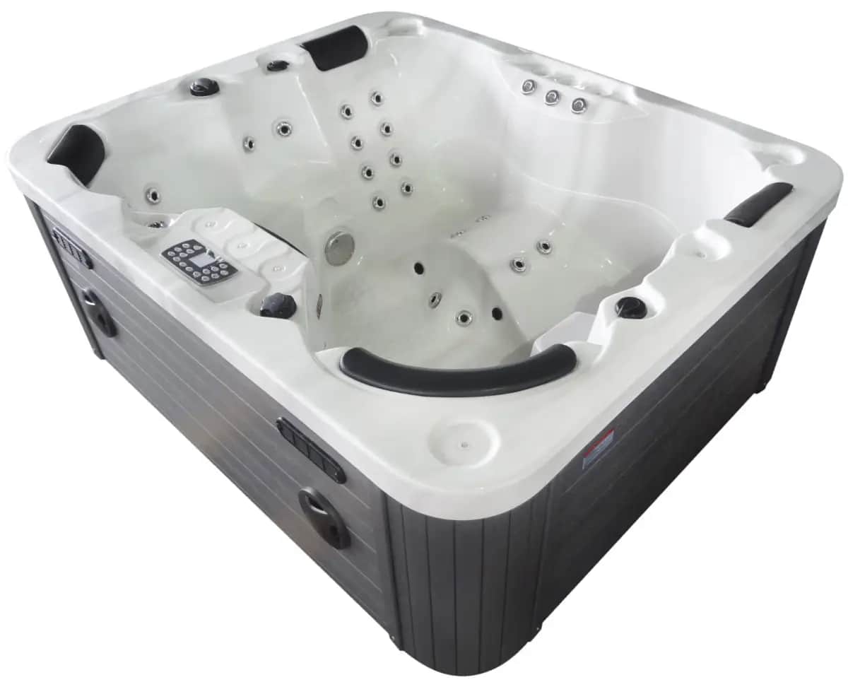 Wanna SPA z hydromasażem Aquajoy Santorini (220х220х95 cm), opal ciemny - Zdjęcie 5