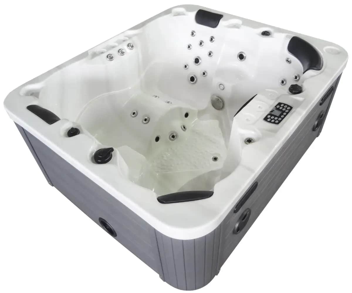 Wanna SPA z hydromasażem Aquajoy Santorini (220х220х95 cm), opal ciemny - Zdjęcie 6