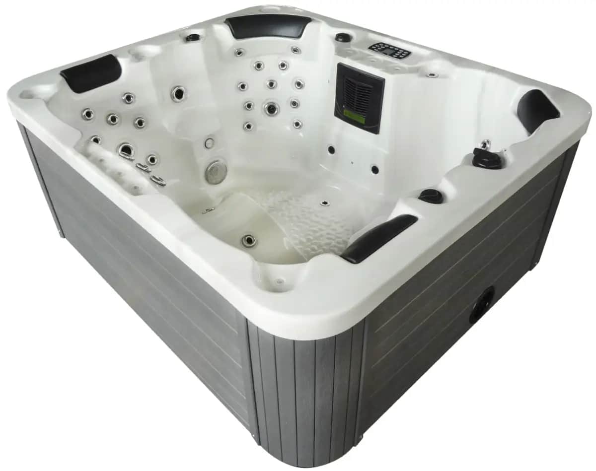Wanna SPA z hydromasażem Aquajoy Santorini (220х220х95 cm), opal ciemny - Zdjęcie 7