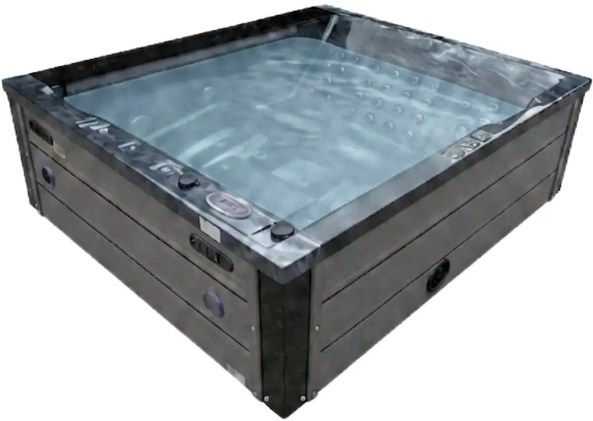 Wanna SPA z hydromasażem Aquajoy Venice (215х190х70 cm), ciemny opal, z głośnikami i podświetleniem LED - Zdjęcie 1
