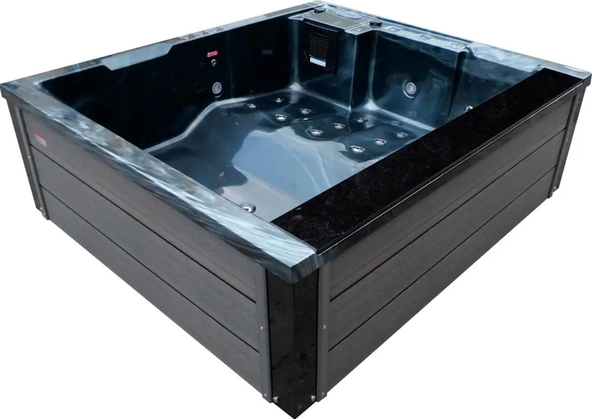 Wanna SPA z hydromasażem Aquajoy Venice (215х190х70 cm), ciemny opal, z głośnikami i podświetleniem LED - Zdjęcie 7