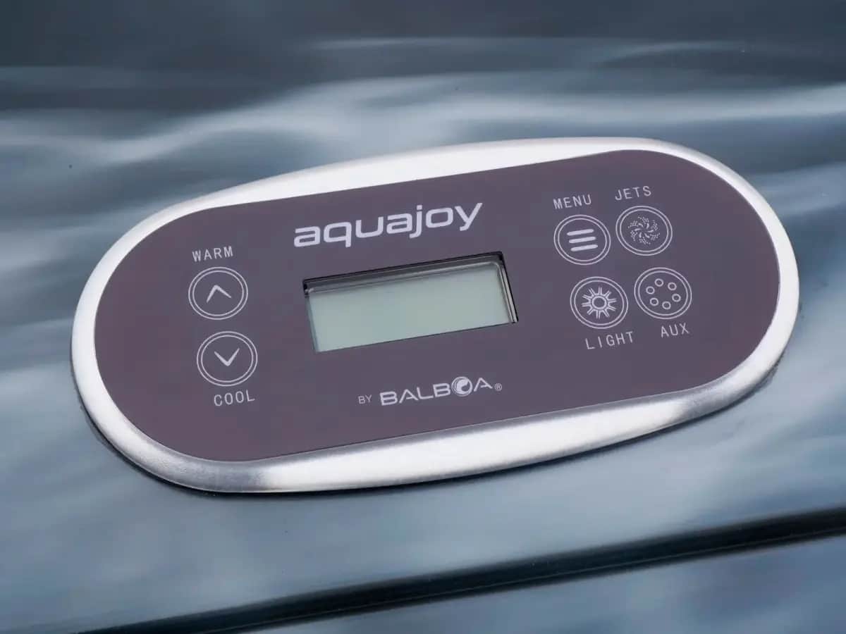 Wanna SPA z hydromasażem Aquajoy Venice (215х190х70 cm), ciemny opal, z głośnikami i podświetleniem LED - Zdjęcie 9