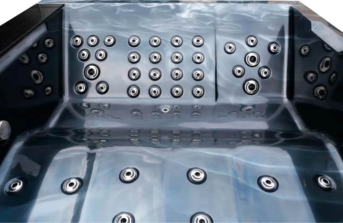 Wanna SPA z hydromasażem Aquajoy Venice (215х190х70 cm), ciemny opal, z głośnikami i podświetleniem LED - Zdjęcie 12