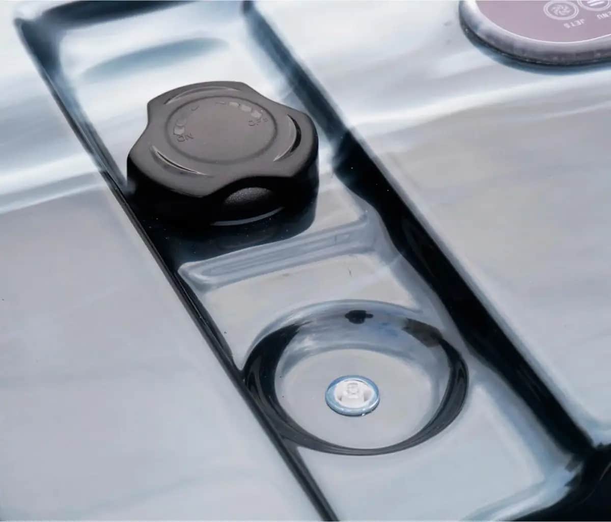 Wanna SPA z hydromasażem Aquajoy Venice (215х190х70 cm), ciemny opal, z głośnikami i podświetleniem LED - Zdjęcie 15