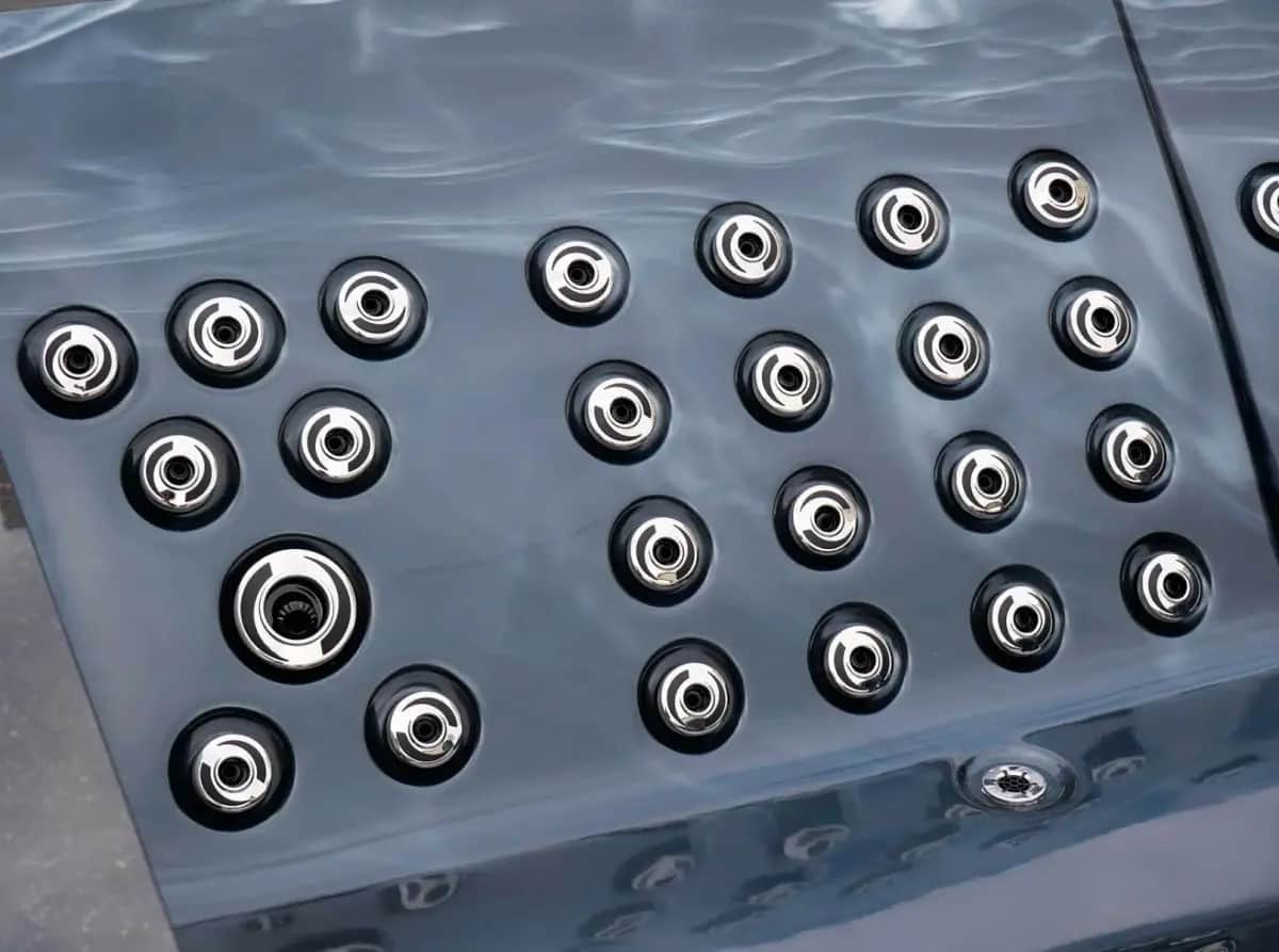 Wanna SPA z hydromasażem Aquajoy Venice (215х190х70 cm), ciemny opal, z głośnikami i podświetleniem LED - Zdjęcie 16