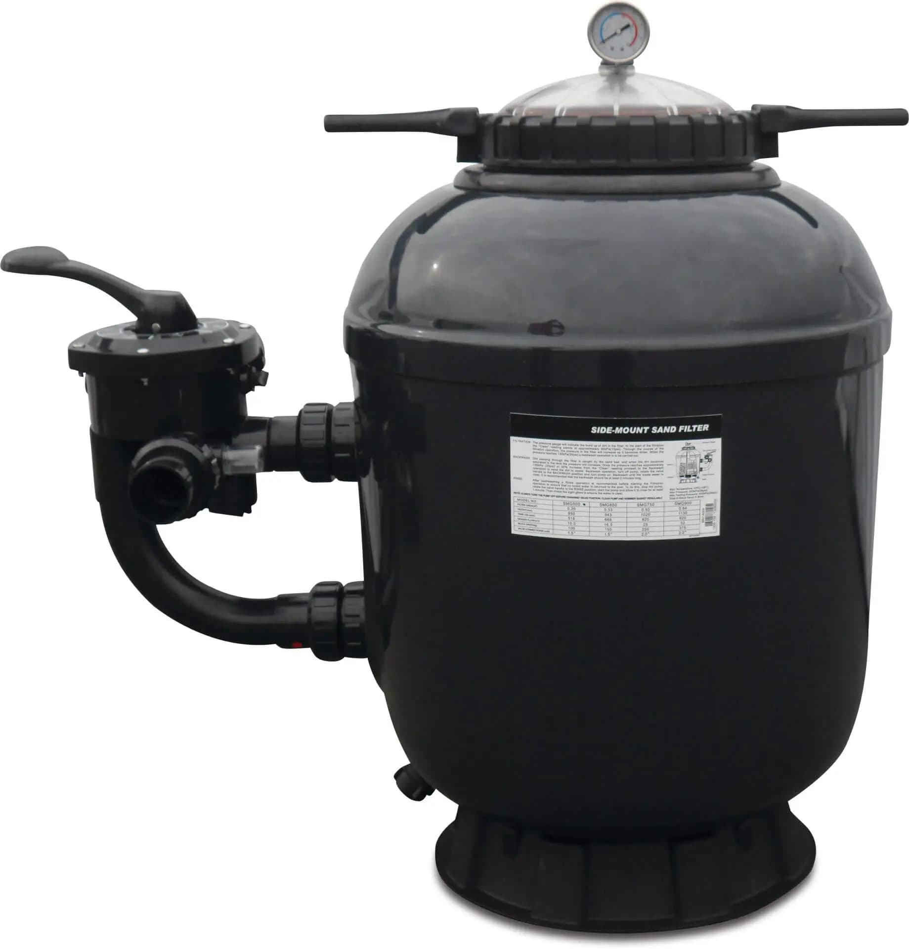 Flotide Filtr piaskowy poliester powłoka żelowa 50 mm / 1 1/2" KW metryczny/calowy 2,5bar zielony typ SMG500