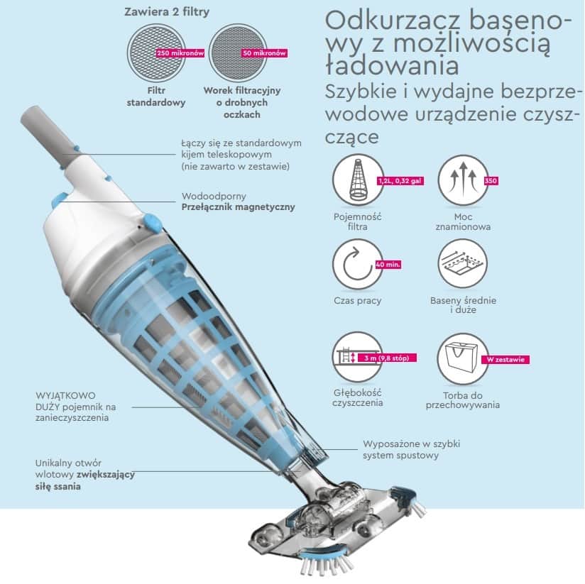 Polaris PK X-FLOW Cordless Pool Vacuum - Image 2