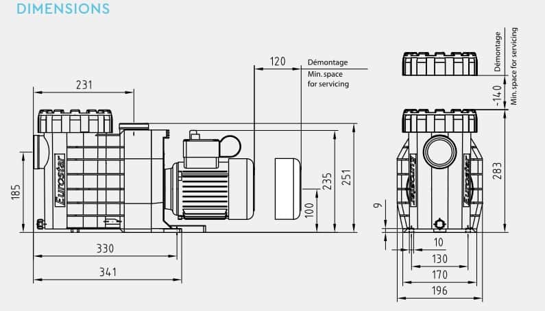 Speck BWT Eurostar II 75-T Pool Pump - Image 2
