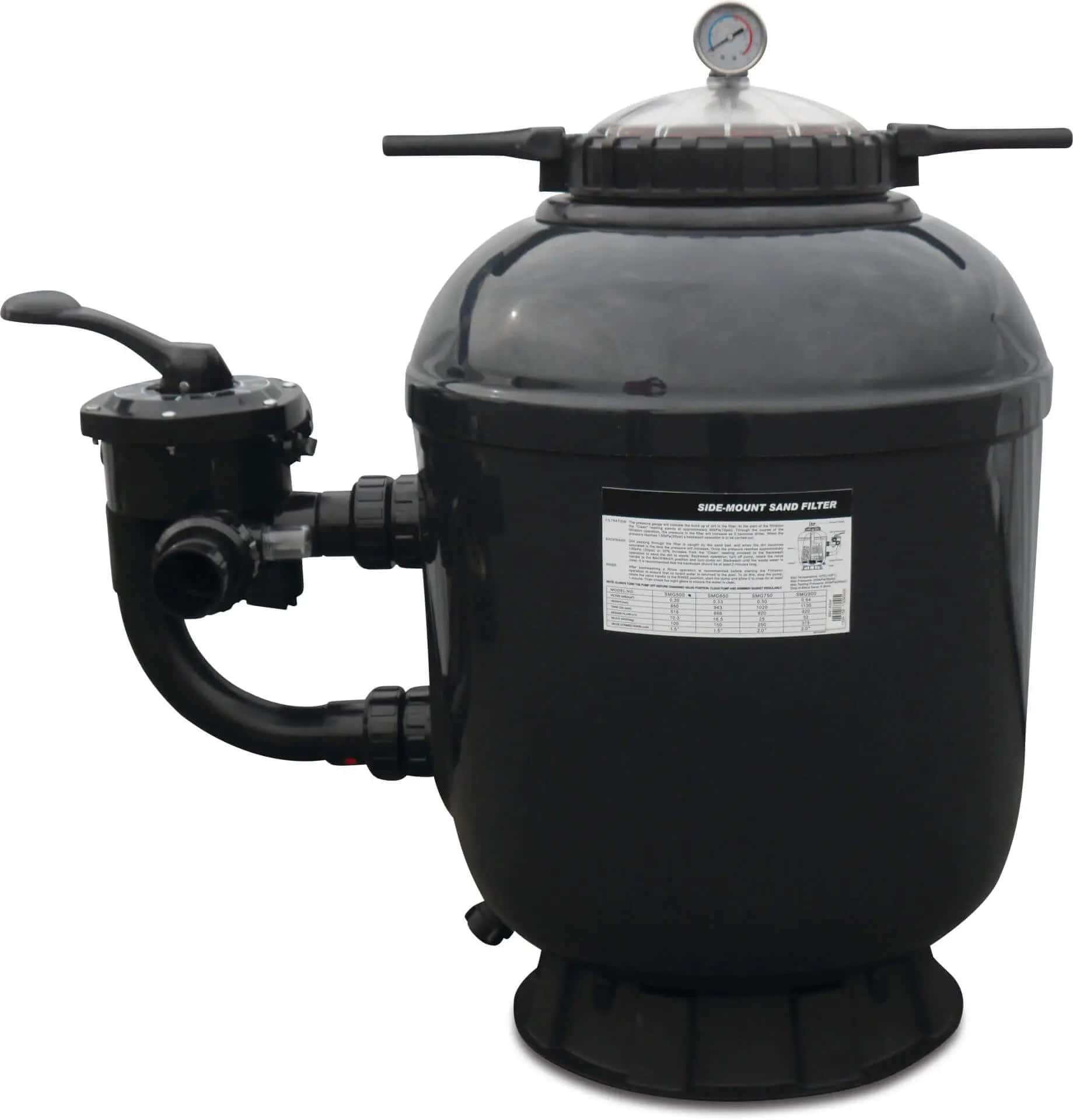 Miniaturka: Flotide Filtr piaskowy poliester powłoka żelowa 50 mm / 1 1/2" KW metryczny/calowy 2,5bar zielony typ SMG500